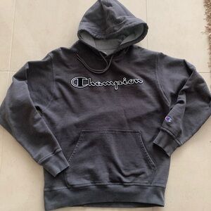 Champion charcoal gray size medium hoodie. Excellent condition.
